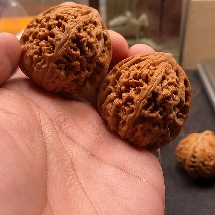 把件文玩核桃凤凰台（点修）