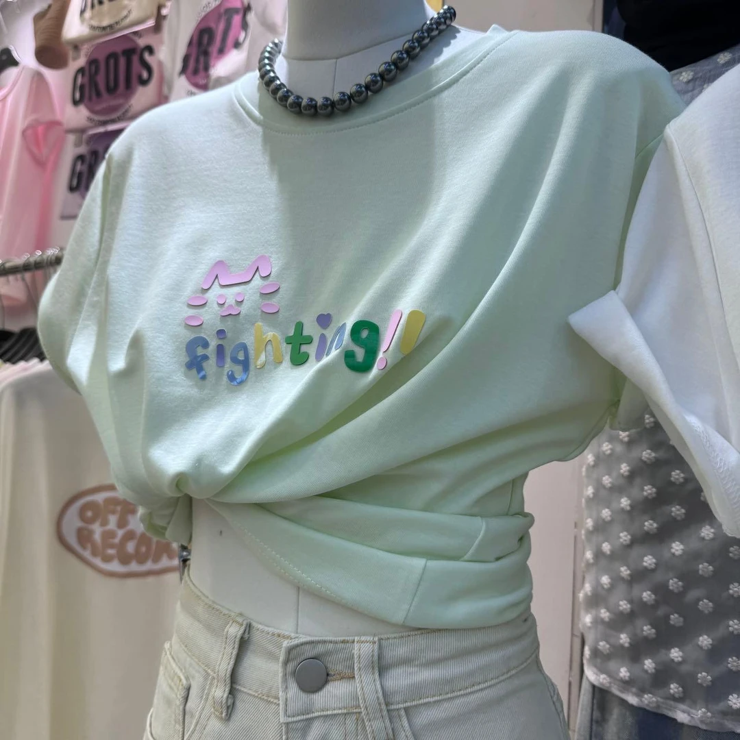 悠米推荐uou时尚百搭休闲上衣T恤6007