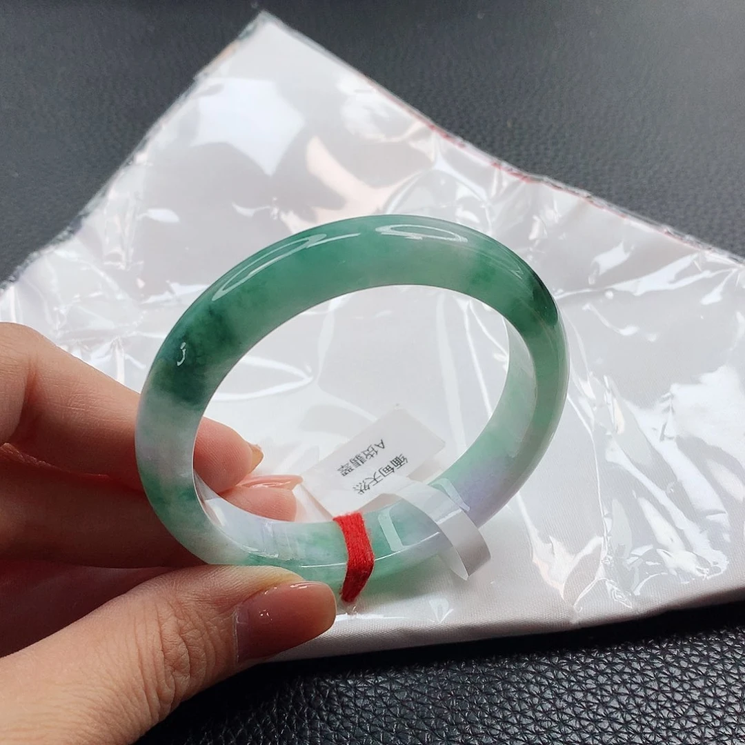翡翠手镯未镶嵌缅甸天然a货翡翠1562