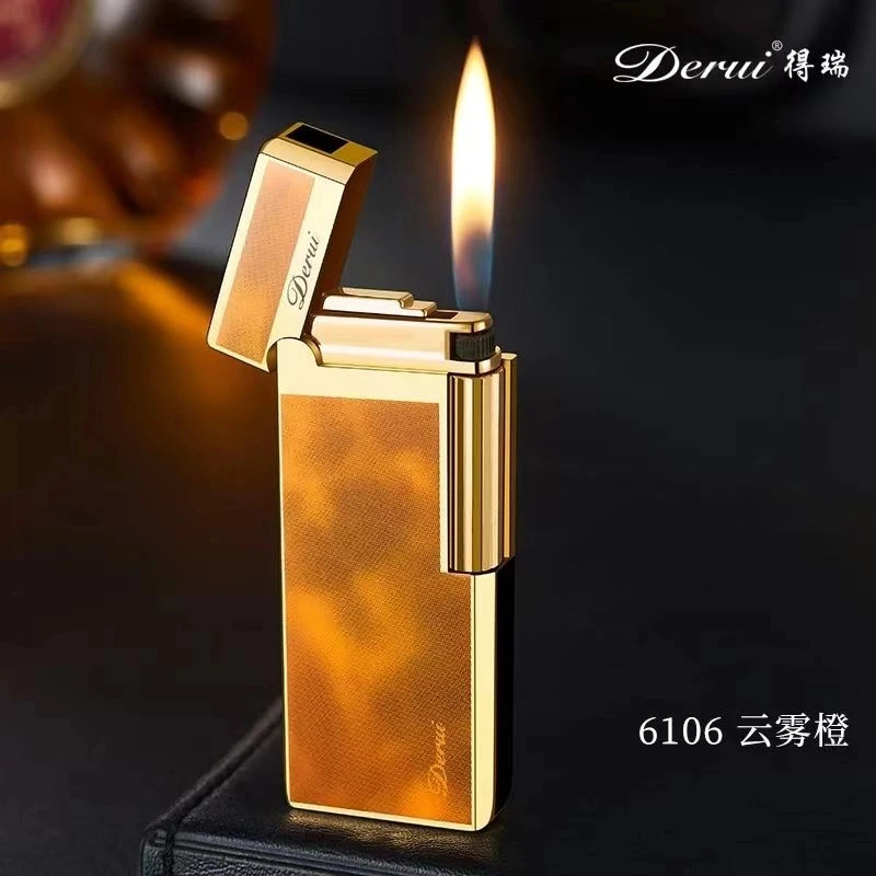 超薄打火机高档创意个性侧滑小巧时尚网红经典怀旧原装便携老式