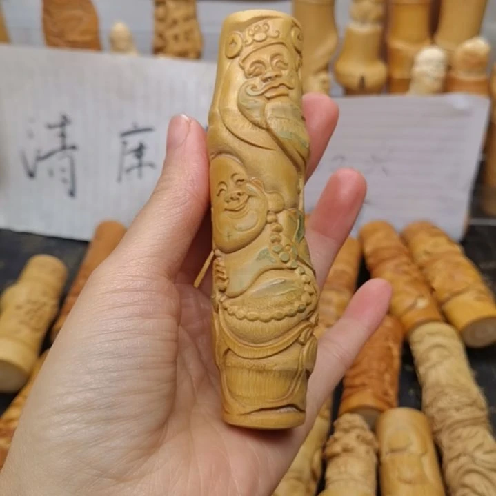 *****竹红皮料子浮雕财迷