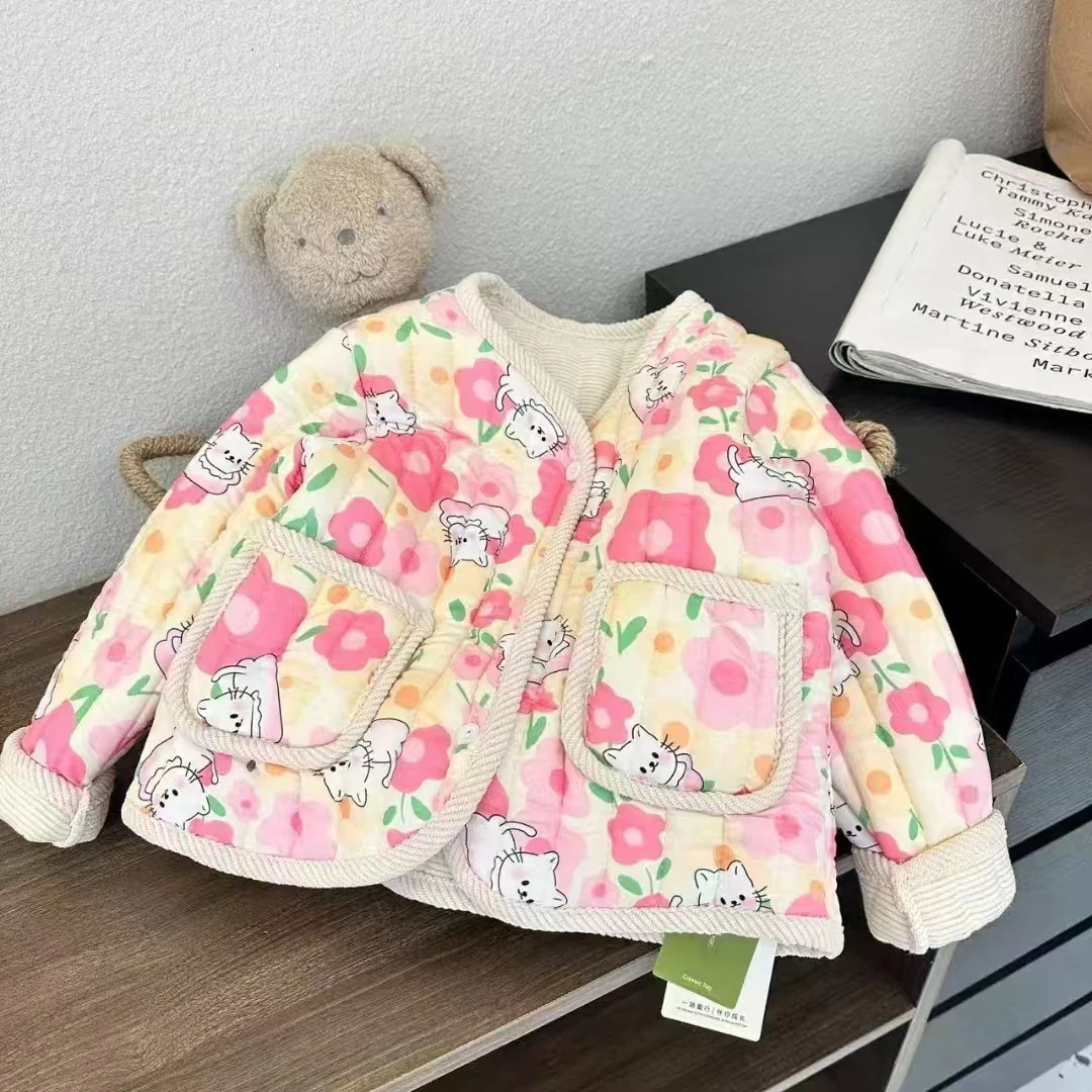 【349款】女童韩版百搭加厚长袖洋气打底衫保暖内胆2024秋冬