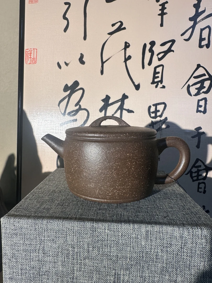 王建伟 40目粗砂紫泥 剑流汉瓦 紫砂壶