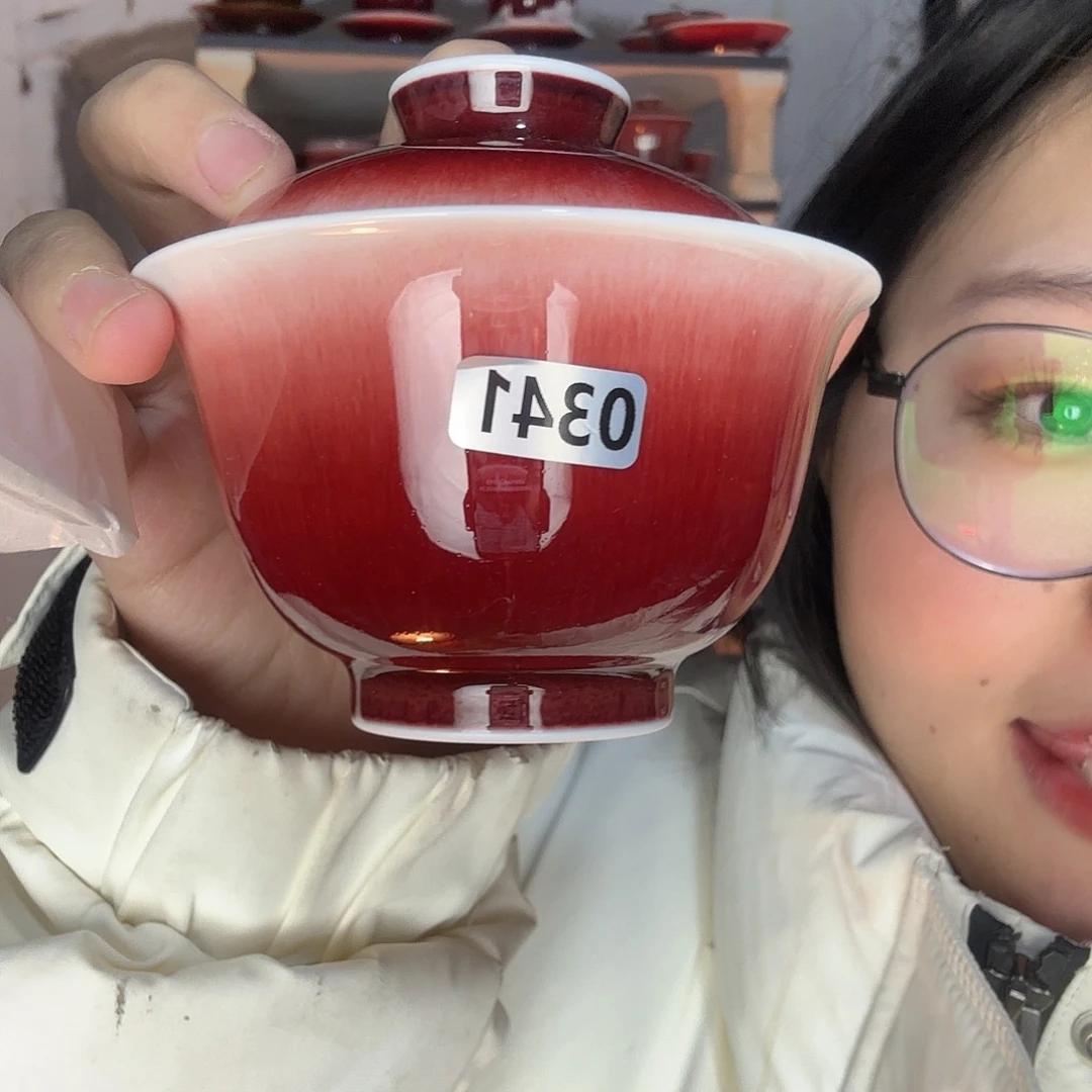 瓷片景德镇郎红陶瓷