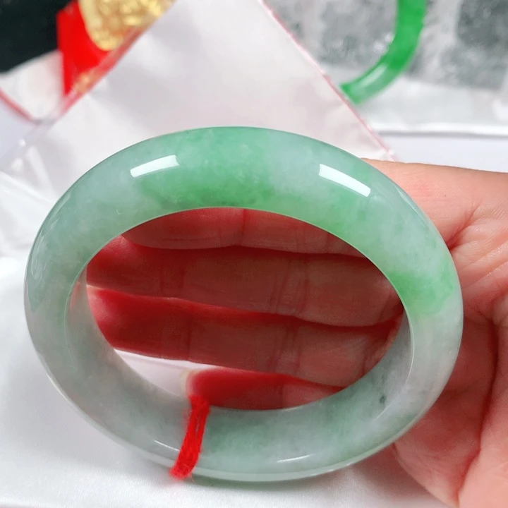 未镶嵌手镯翡翠  编号S101722 大轮胎（宽15）