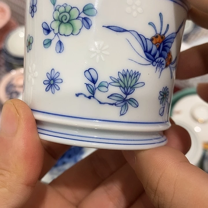 摆件陶景德镇陶瓷主人杯23455