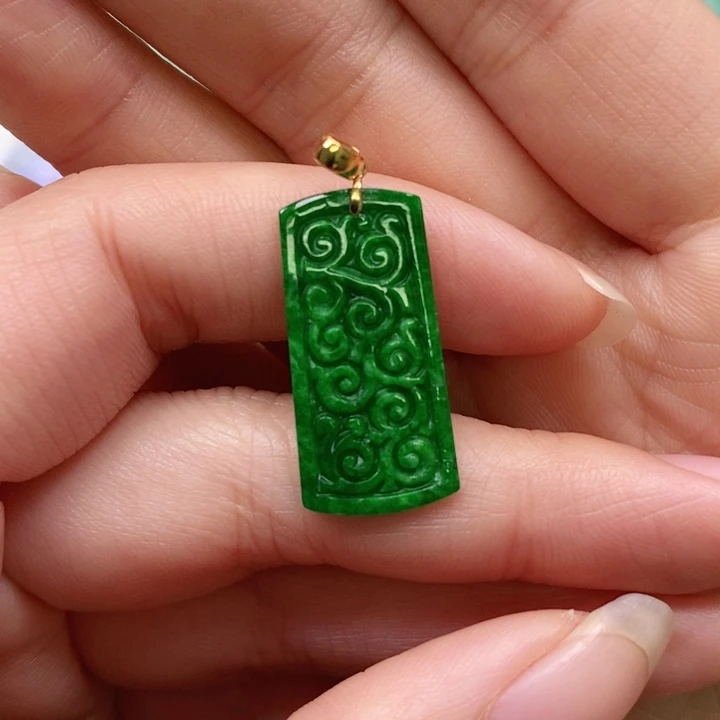 翡翠颈饰未镶嵌福***?吊坠