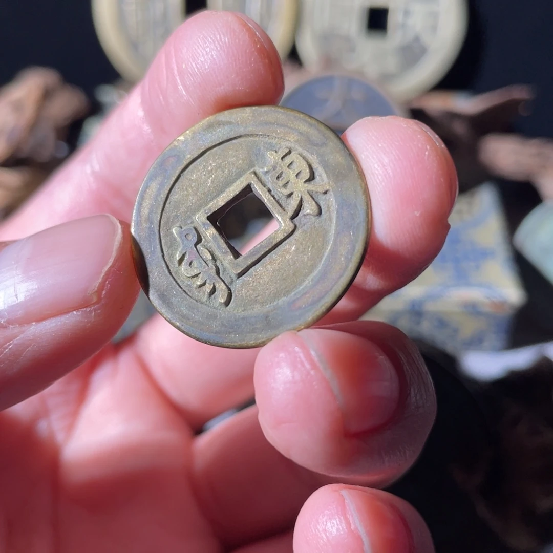 铜铜文创钱币挂件3号