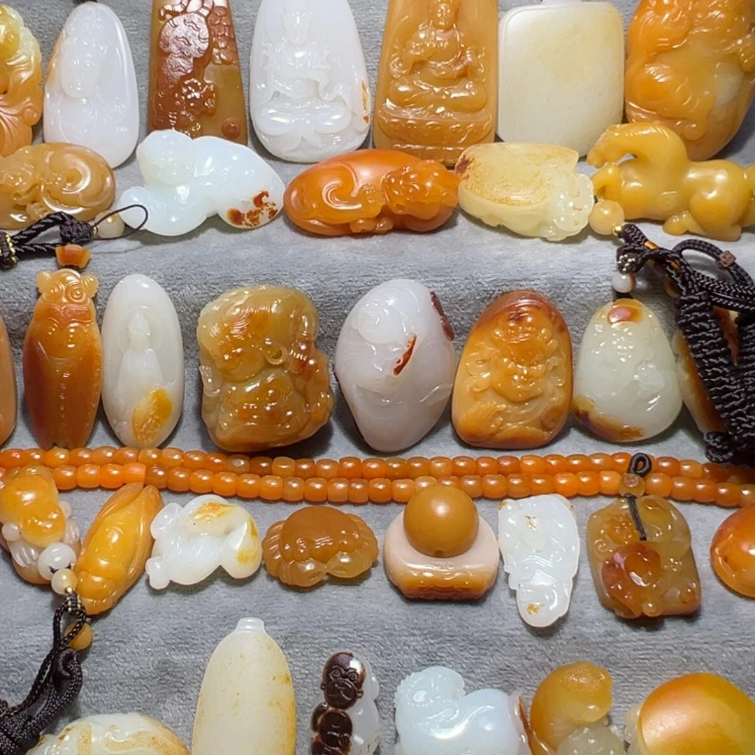 和田玉未镶嵌吊坠(不含链)