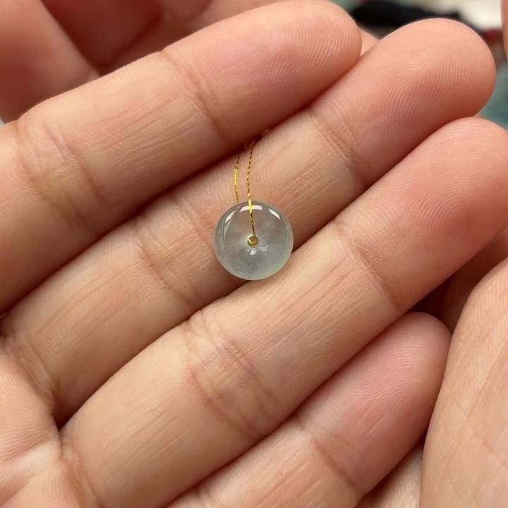 翡翠未镶嵌颈饰天然翡翠a货