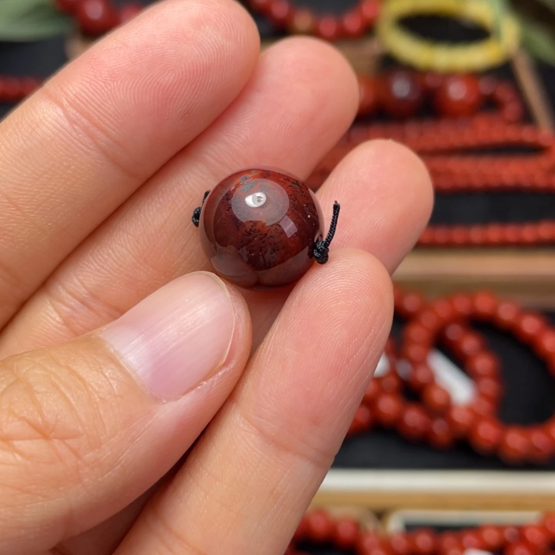 【闪购商品】南红玛瑙原矿单珠14未镶嵌