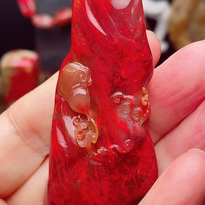 昌化鸡血石用****0昌化鸡血石