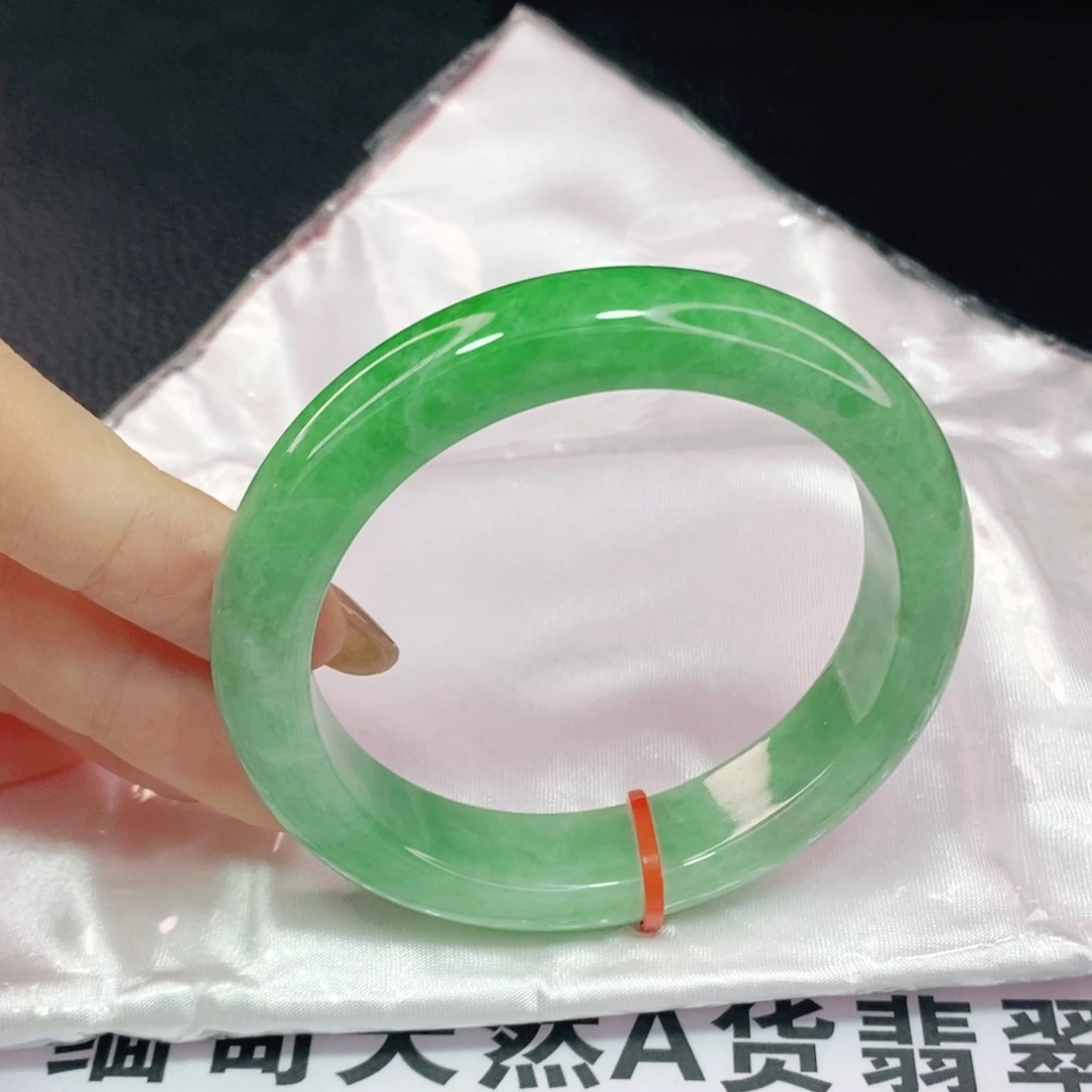 未镶嵌手镯翡翠53.5正圈