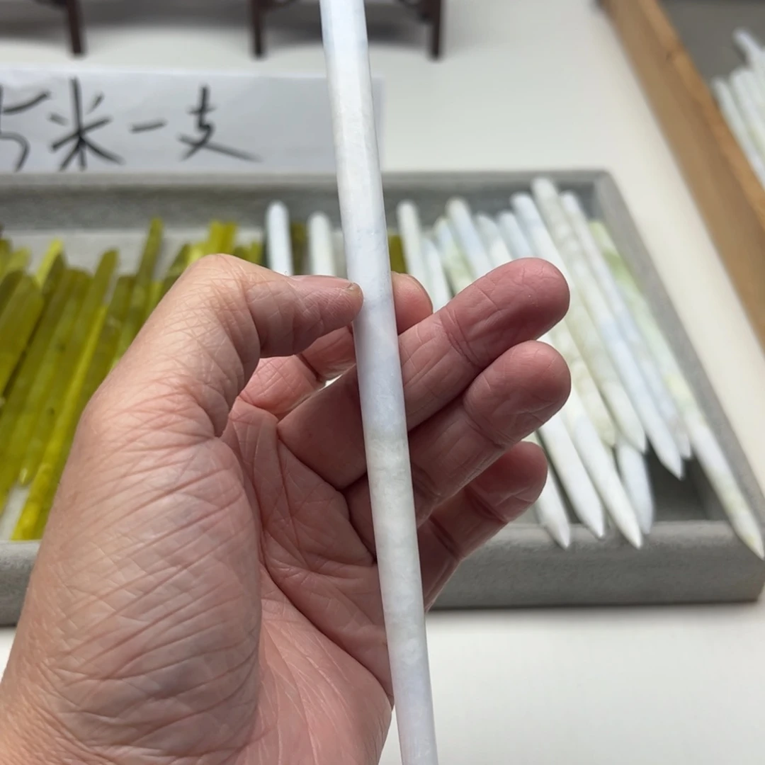 未镶嵌岫玉福利发簪晚*~