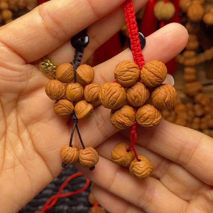 菩提籽类龙纹桃枭挂件