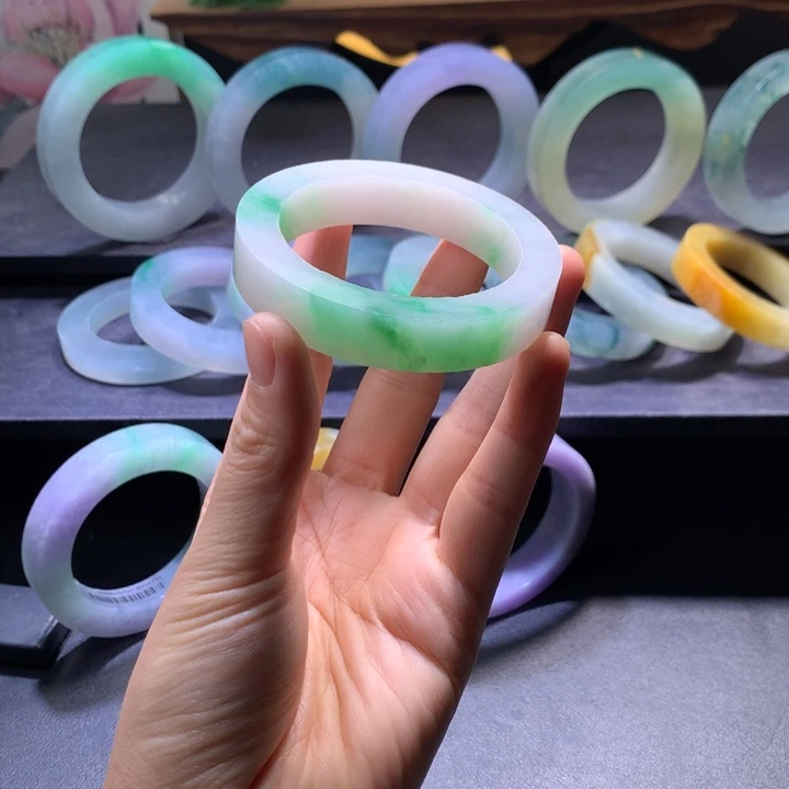 定制翡翠翡翠手镯未镶嵌