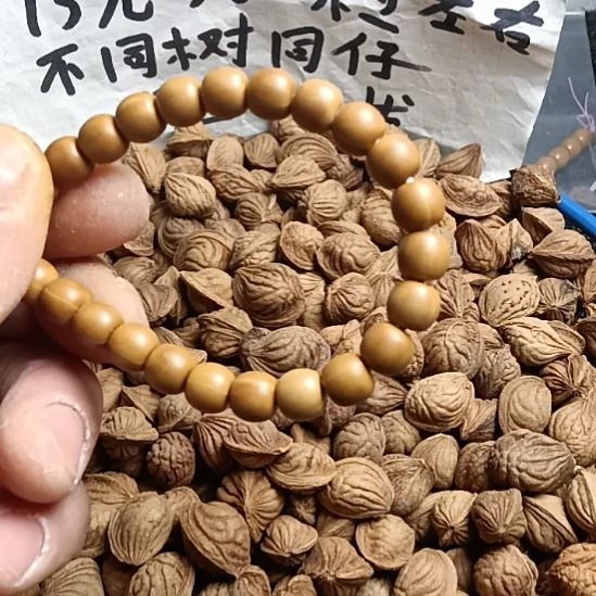 桃核吊坠猴头手串8.0