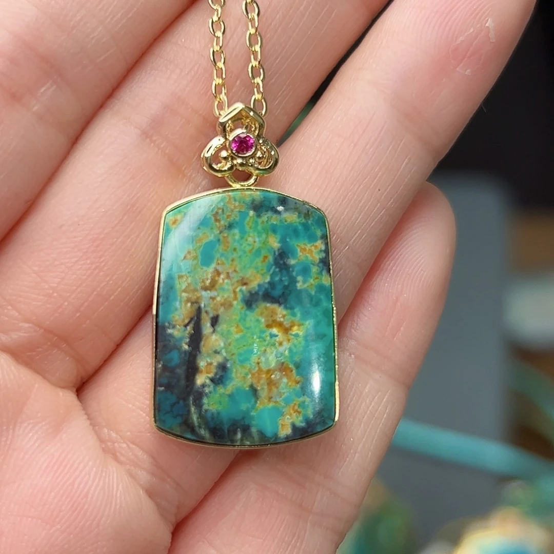 绿松石珠宝奇石未镶嵌