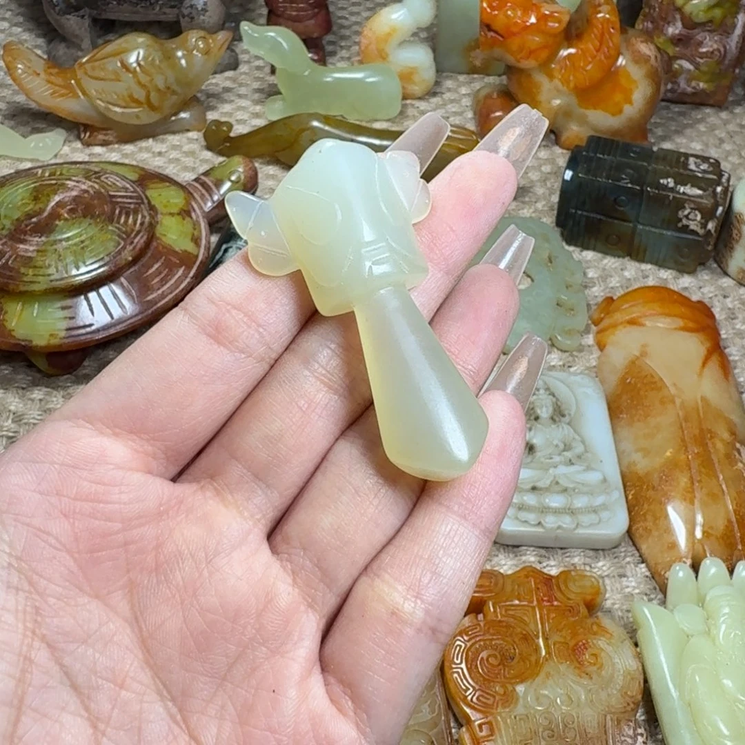 白玉菩提吊坠挂件
