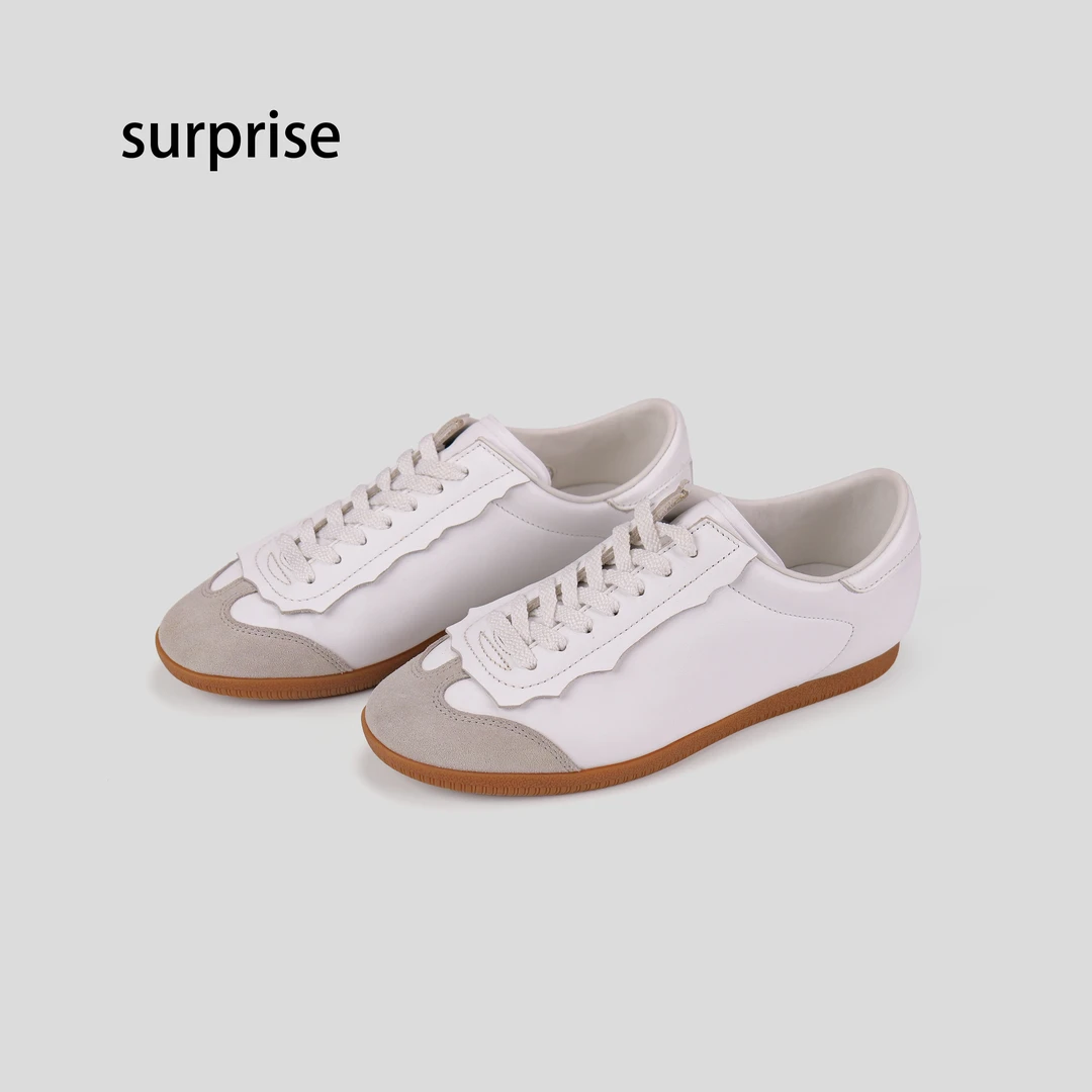 马吉家系带运动休闲鞋圆头通用复休闲板德训鞋