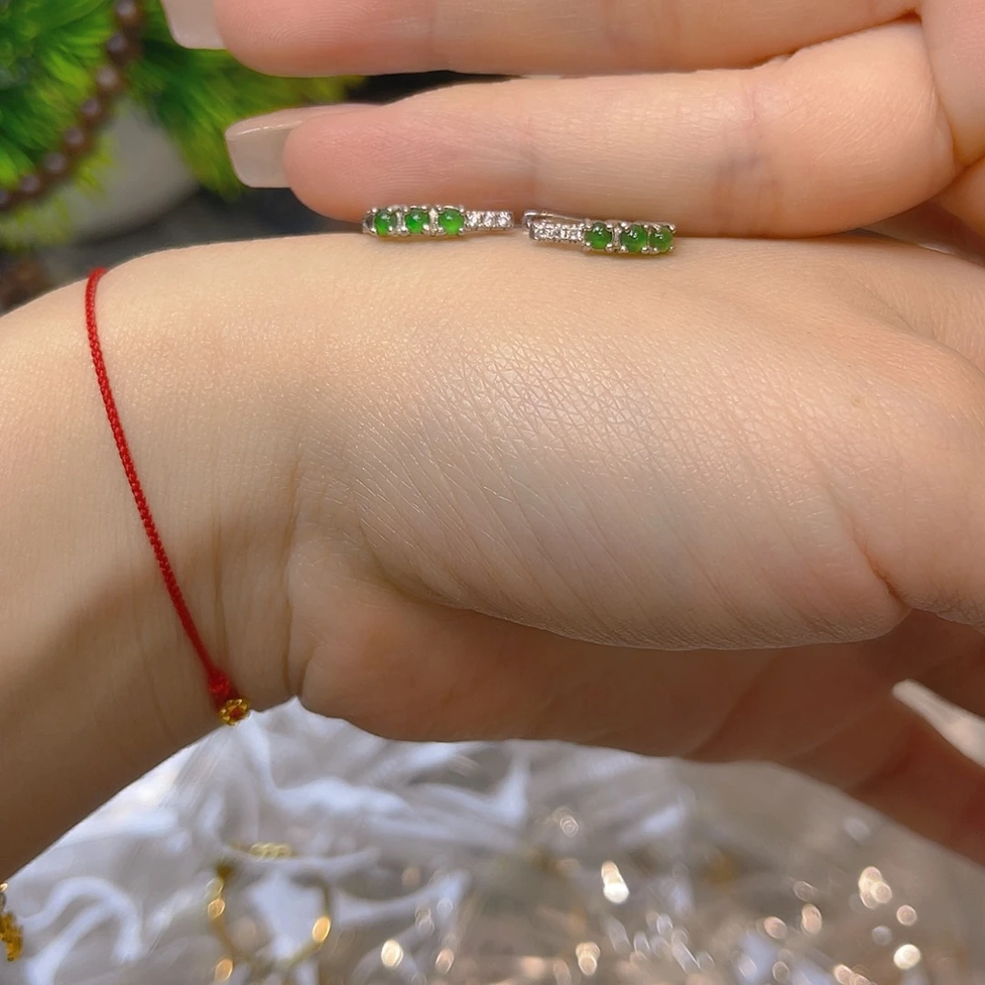 翡翠银S925镶嵌戒指