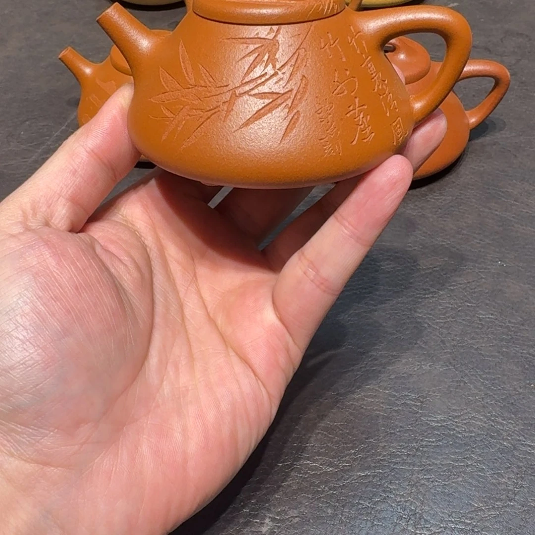 紫砂公道杯黄龙山原矿朱泥子冶