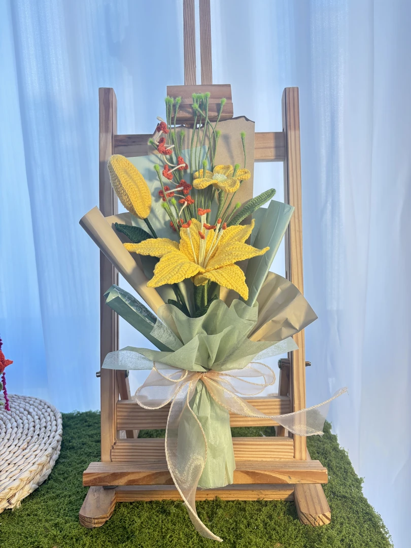 【纯手工毛线花直播选款】妇女节、母亲节、教师节等不同场景均可适用