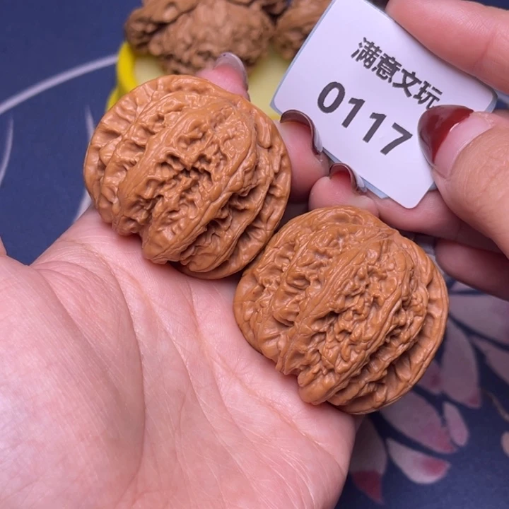 文玩核桃把件粗筋43.0117