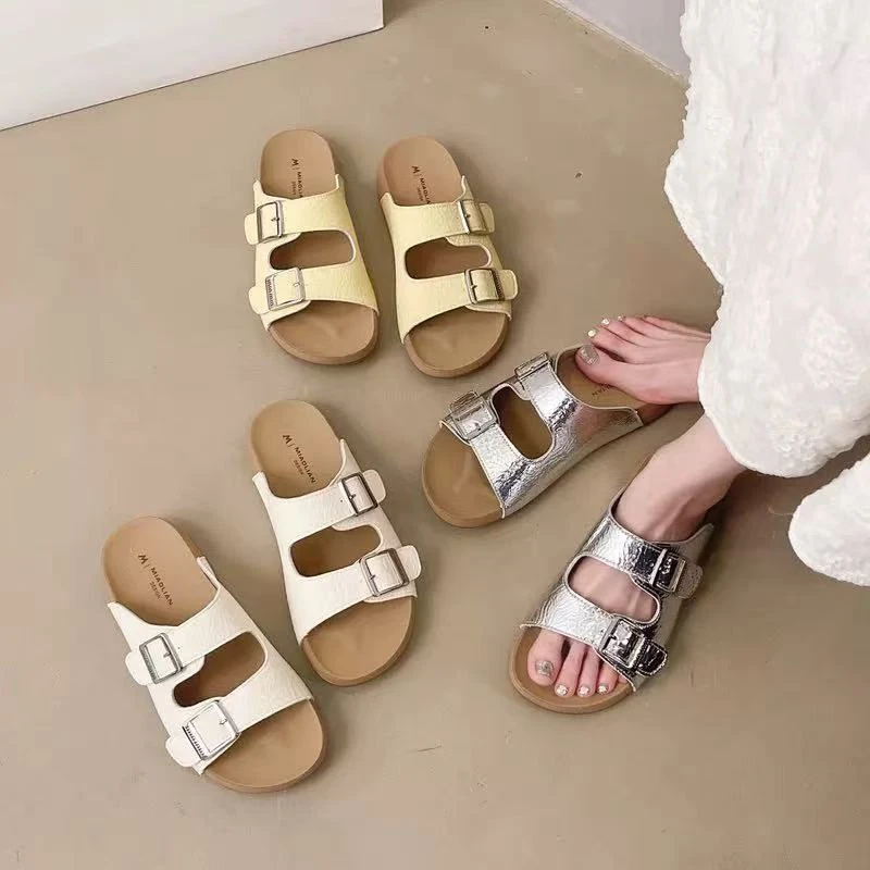 夏休闲款法式拖鞋女新款配裙子仙女风拖鞋1503-2