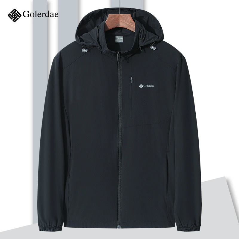 Golerdae男士男款轻薄透气防晒衣冰感高品质速干户外运动防晒服