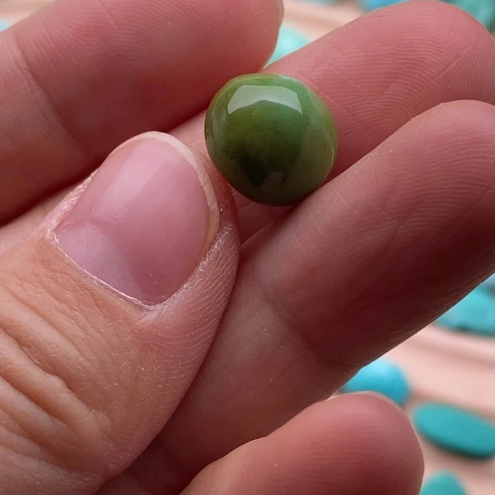 绿松石未镶嵌挂件