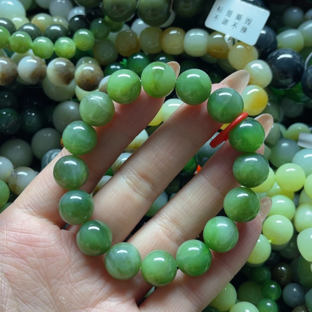 和田玉手串未镶嵌