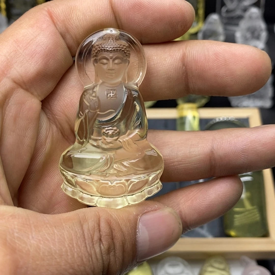 P***O项链水晶未镶嵌黄水吊坠
