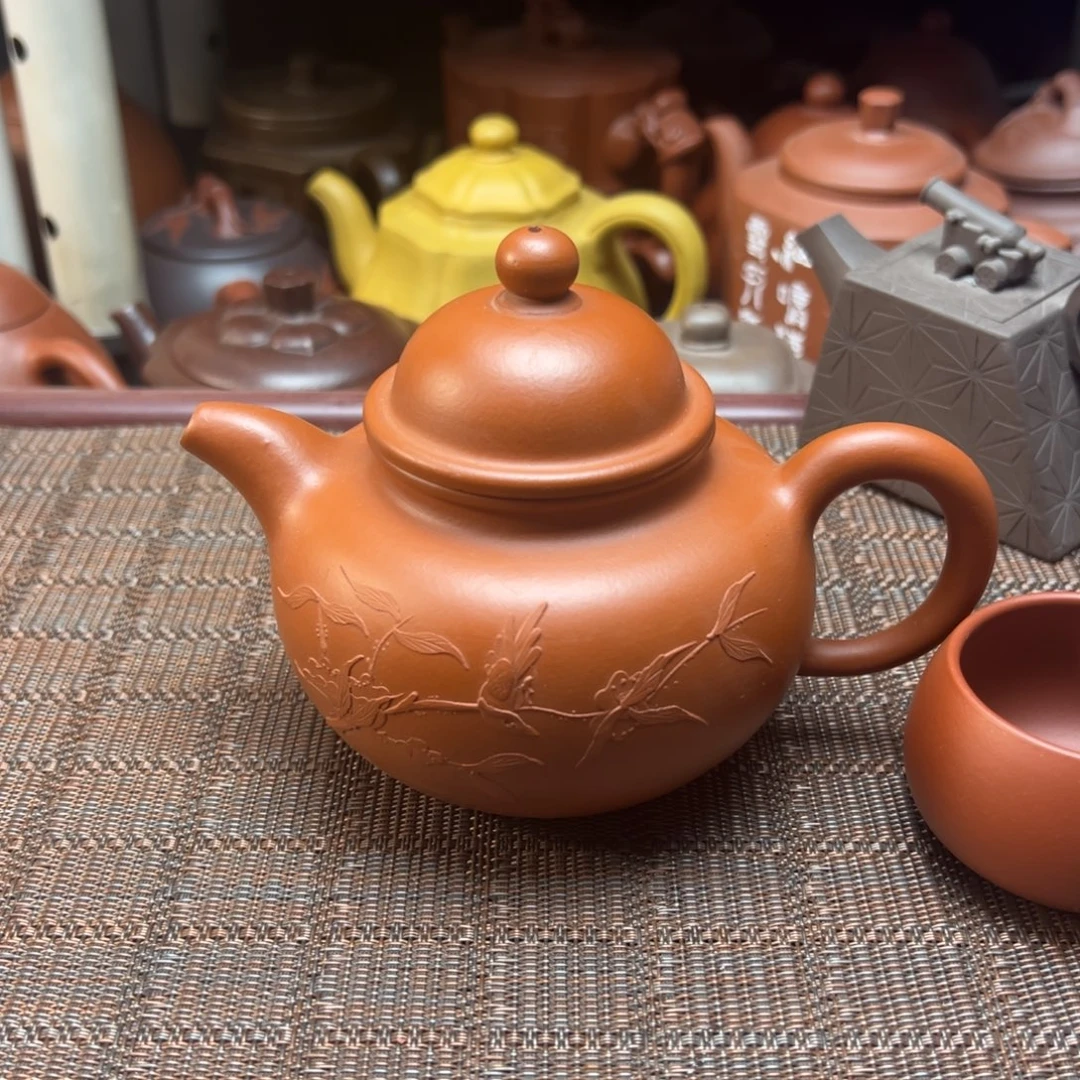 茶壶紫砂宜兴原矿紫砂壶350毫升容量