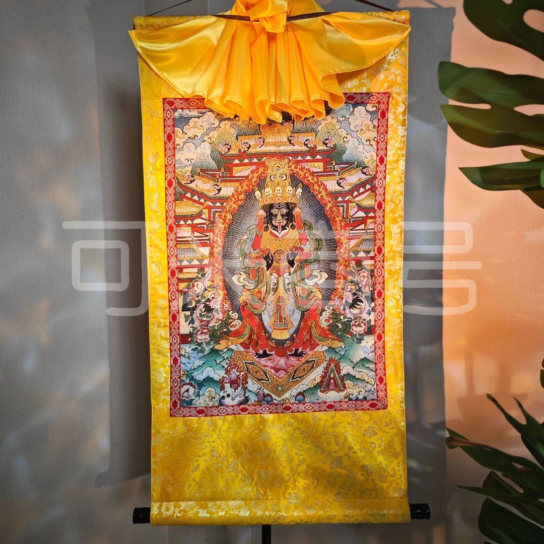 原创布艺纯手缝【其他款式】织锦刺绣画心 成品50*99cm（±2cm）