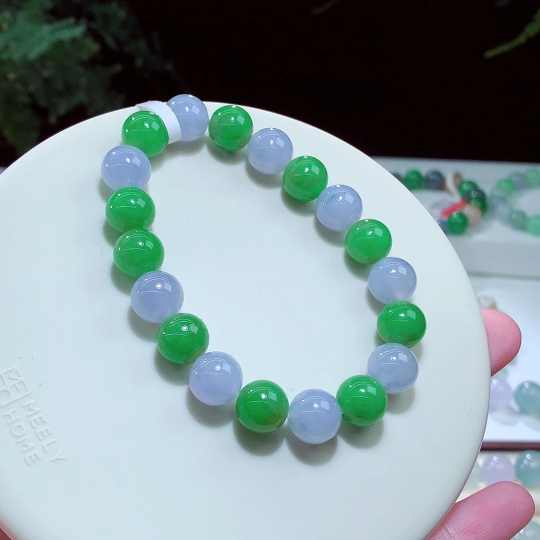 未镶嵌手链翡翠多宝卡10mm