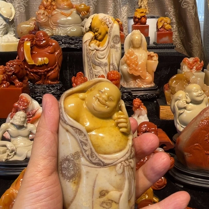寿山石牛蛋石一一