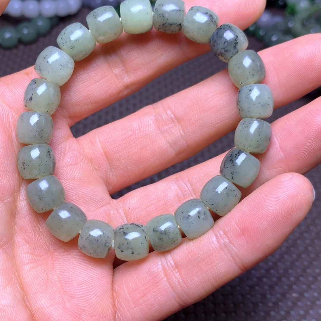 和田玉未镶嵌手串10