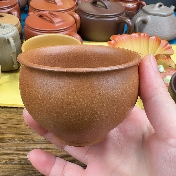 紫砂茶壶圆融降坡