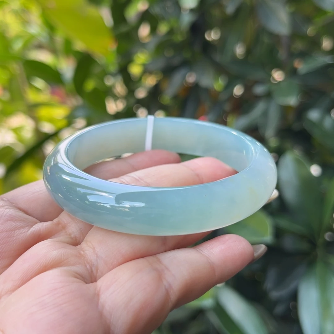 翡翠未镶嵌手镯58正圈