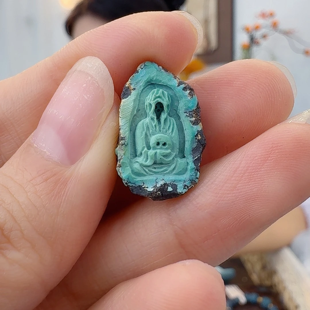 绿松石未镶嵌珠宝半成品