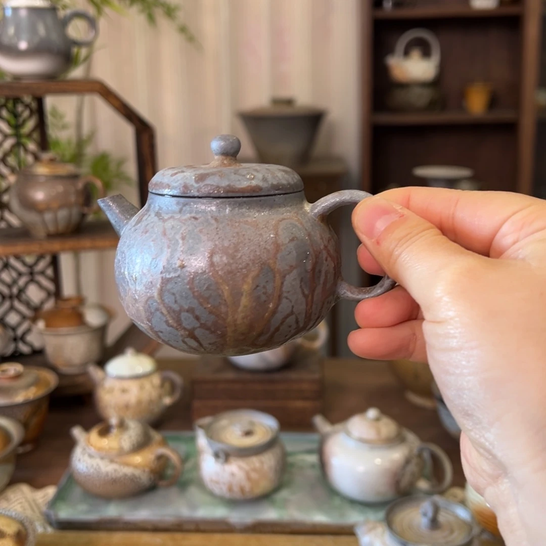 40中白小藏梨壶柴烧