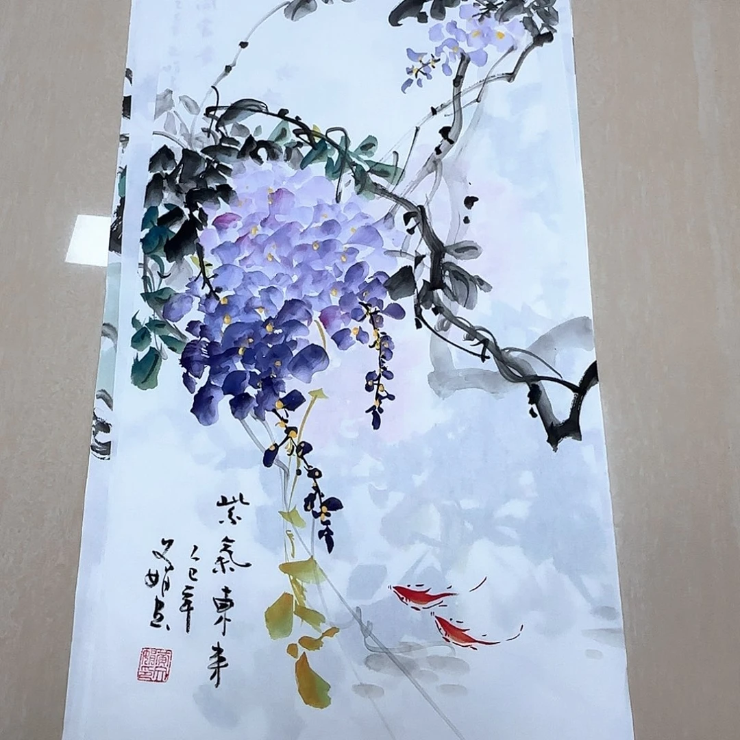 国画国画作品多次