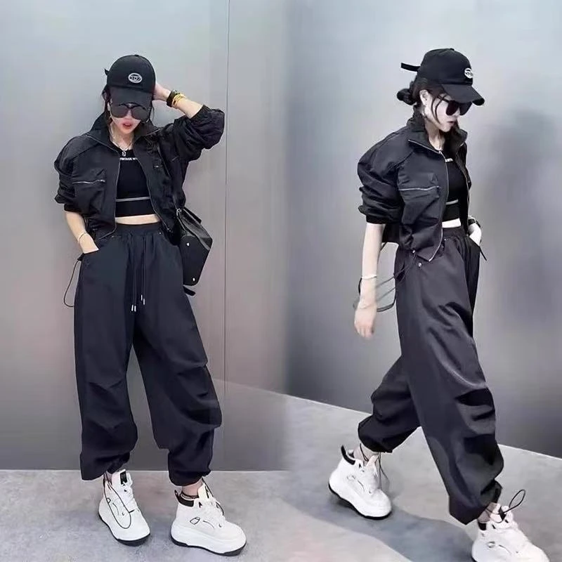 2341#欧货新款短款工装棒球服机车风外套【衣长46】D1-4