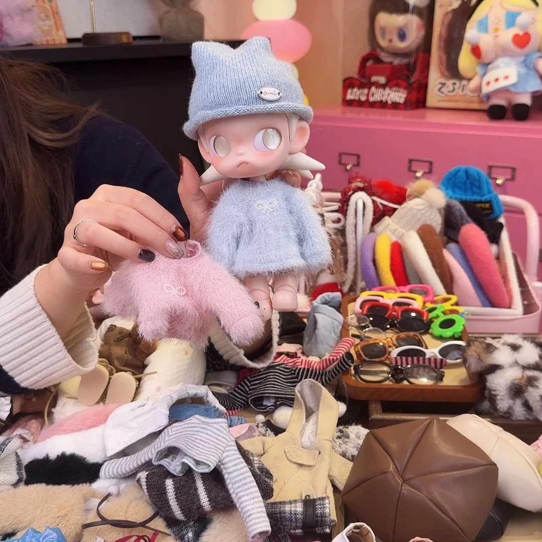 粉色蓝色衣服两件