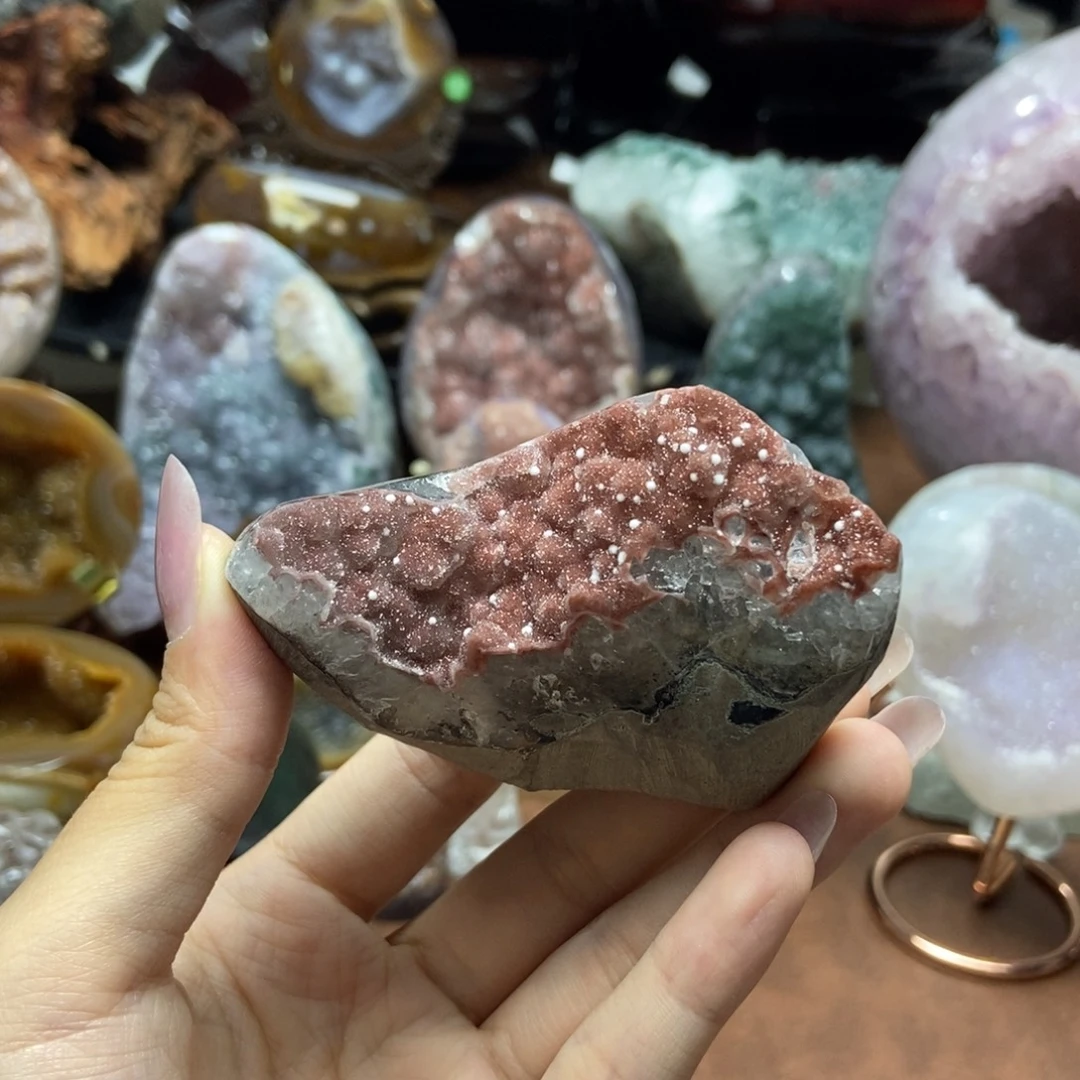 紫晶摆件未镶嵌水晶