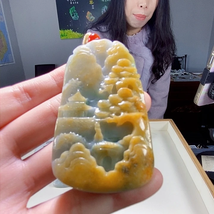 颈饰未镶嵌翡翠翡翠