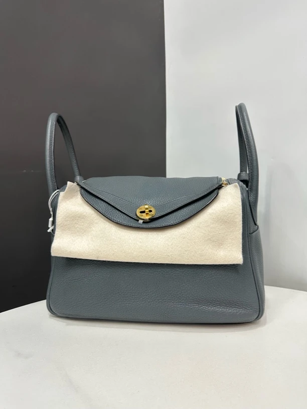 95新 Hermes/爱马仕 lindy包框Q刻30cm/0295012503