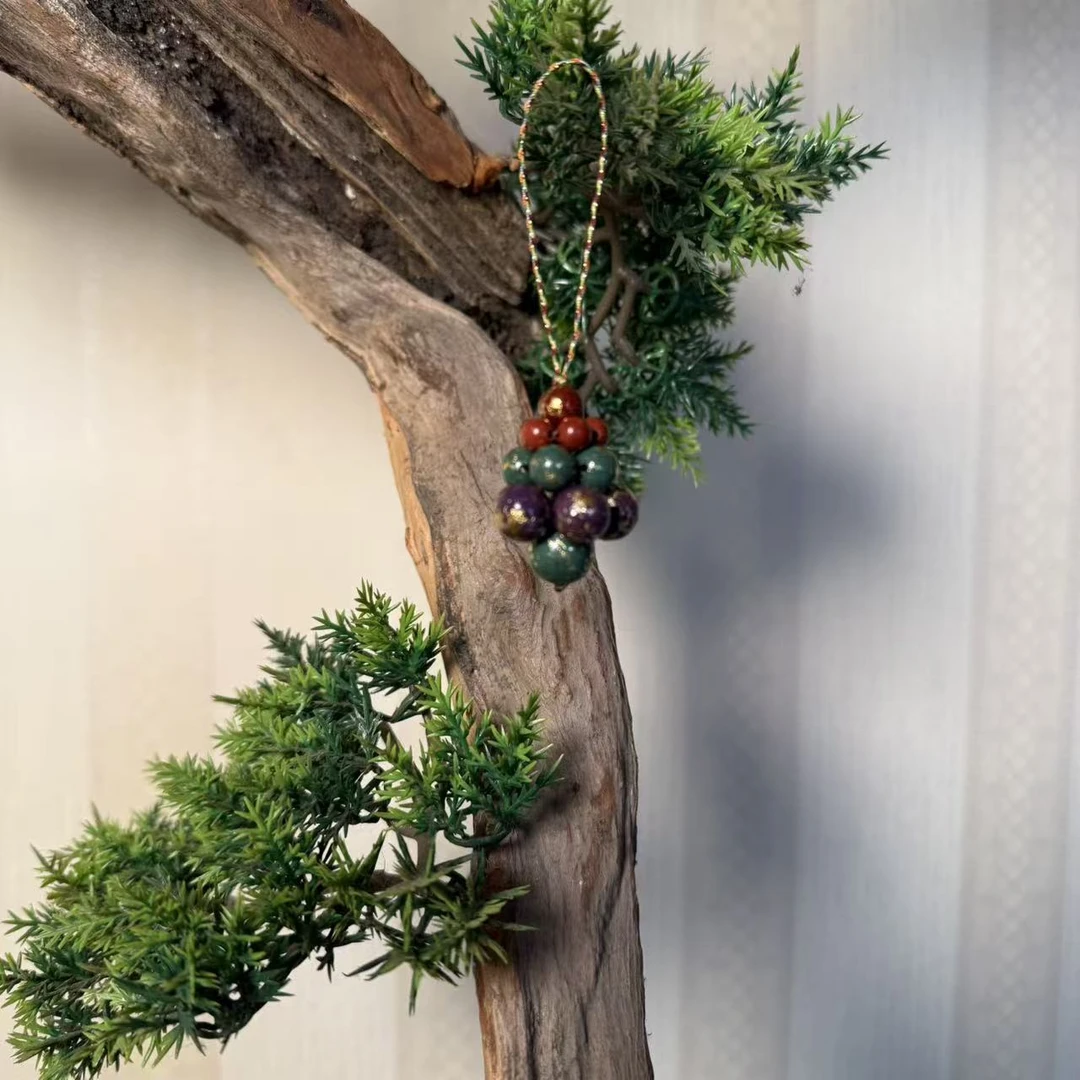 多宝金箔珠圣诞树挂件hx0033zt5462