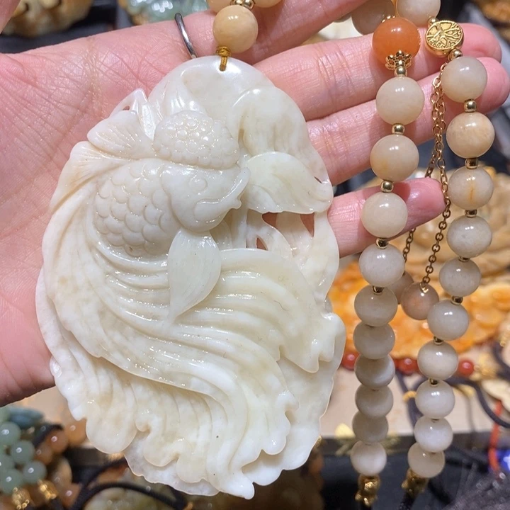 岫玉毛衣链未镶嵌